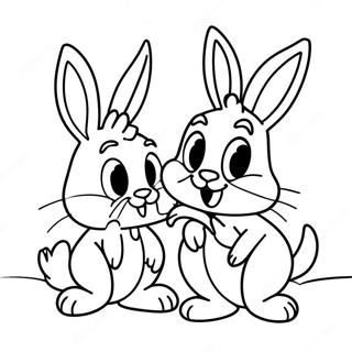 Love Bugs Bunny And Lola Coloring Page 56081-46630