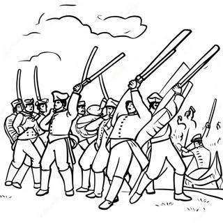 War Of 1812 Historical Battle Coloring Page 56091-46628