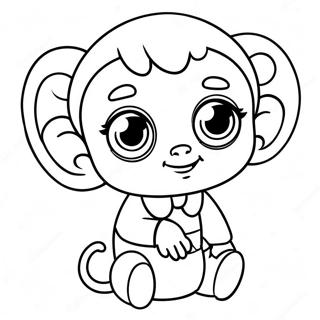 Adorable Lol Baby With Big Eyes Coloring Page 56112-46651