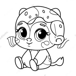 Adorable Lol Baby With Big Eyes Coloring Page 56112-46652