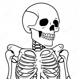 Xray Skeleton Coloring Page 56121-46646