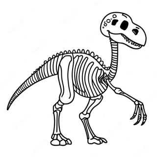 Xray Dinosaur Skeleton Coloring Page 56122-46657