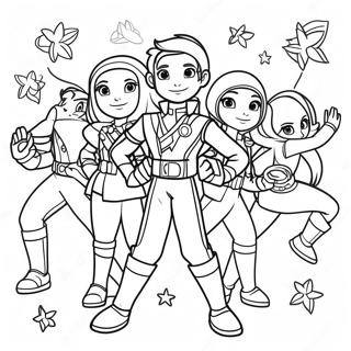 Rainbow Rangers Coloring Page 5613-4482