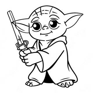 Yoda Coloring Pages