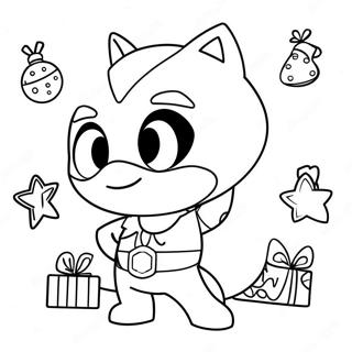 Pj Masks Christmas Coloring Pages