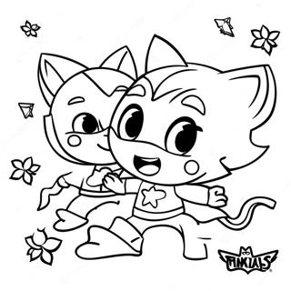 Pj Masks Christmas Coloring Page 56181-46707