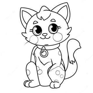 Catboy In Festive Costume Coloring Page 56182-46711