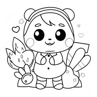 Gacha Life Coloring Page 561-446