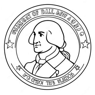 Washington Commanders Logo Coloring Page 56201-46724