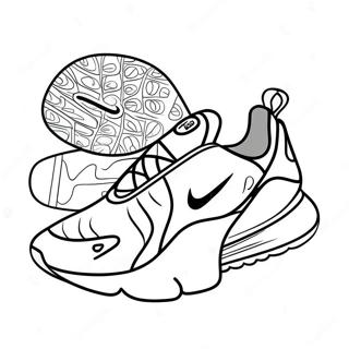 Nike Air Max 270 Coloring Page 56211-46738