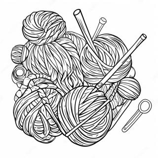 Knitting Coloring Page 56231-46752