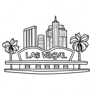 Bright Neon Lights Las Vegas Coloring Page 56242-46773