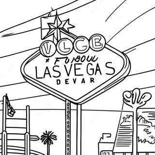 Bright Neon Lights Las Vegas Coloring Page 56242-46776