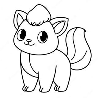 Vulpix Coloring Page 56251-46758