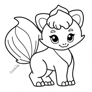 Vulpix Coloring Page 56251-46759