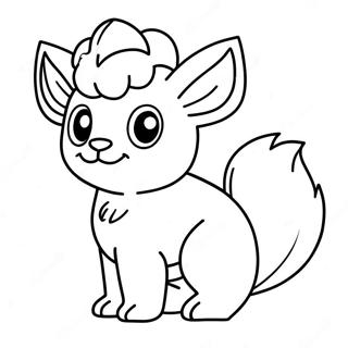 Vulpix Coloring Page 56251-46760