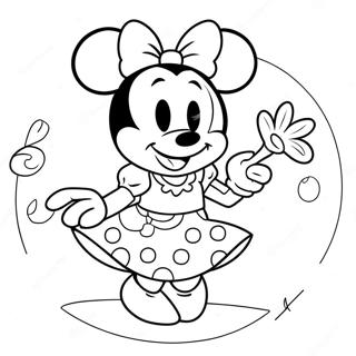 Princess Minnie Mouse Coloring Page 56261-46767