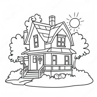 Up House Coloring Page 56271-46770