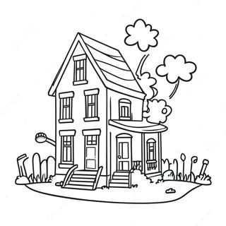 Up House Coloring Page 56271-46771