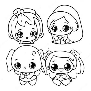 Cute Gacha Life Characters Coloring Page 562-450