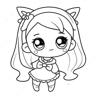 Cute Gacha Life Characters Coloring Page 562-452