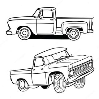 Sleek Lowered Truck Coloring Page 56332-46827