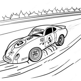 Dirt Track Race Car Coloring Page 56341-46830