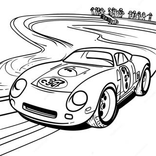 Dirt Track Race Car Coloring Page 56341-46831