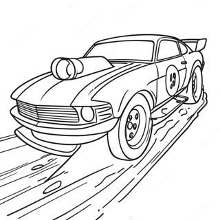 Dirt Track Race Car Coloring Page 56341-46832