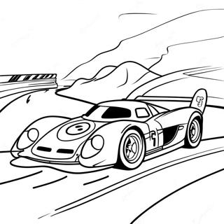 Fast Dirt Track Race Car Coloring Page 56342-46841