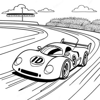 Fast Dirt Track Race Car Coloring Page 56342-46844