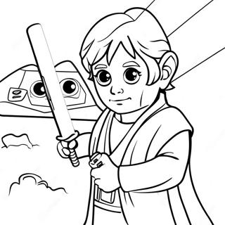 Young Jedi Adventures Coloring Page 56351-46834