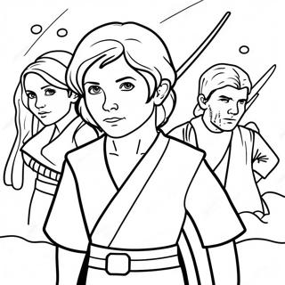 Young Jedi Adventures Coloring Page 56351-46835