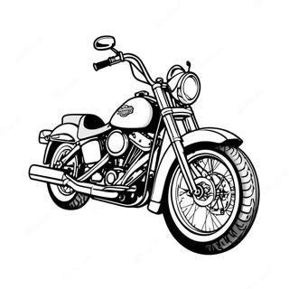 Harley Davidson Coloring Pages