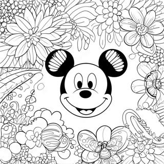 Mickey Ears Coloring Page 56371-46854