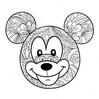 Mickey Ears Coloring Page 56371-46855