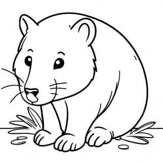 Wombat Coloring Page 56381-46871