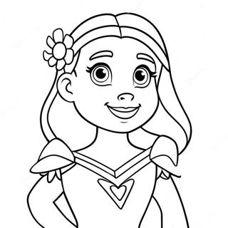 Nella The Princess Knight Coloring Page 56431-46907