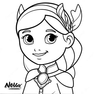 Bravery Of Nella The Princess Knight Coloring Page 56432-46909