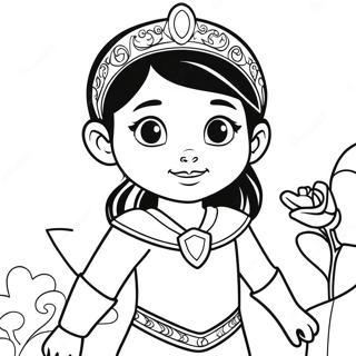 Bravery Of Nella The Princess Knight Coloring Page 56432-46910