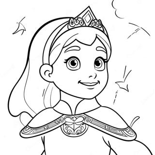 Bravery Of Nella The Princess Knight Coloring Page 56432-46911