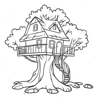 Magic Treehouse Coloring Page 56441-46919