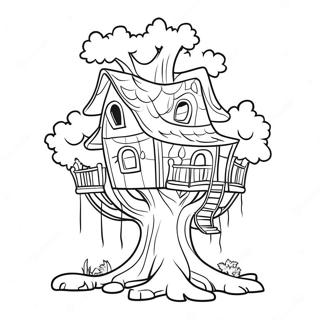 Magic Treehouse Coloring Page 56441-46920