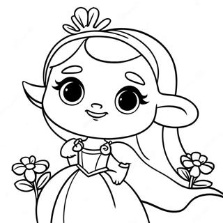 Princess Bean And Elfo Coloring Page 56472-46941