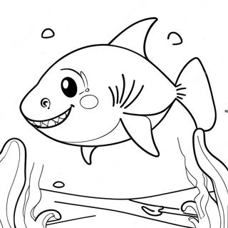 Sharkdog In Action Coloring Page 56482-46953