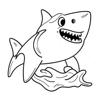 Sharkdog In Action Coloring Page 56482-46954