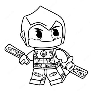 Lloyd Garmadon In Action Coloring Page 56502-46966