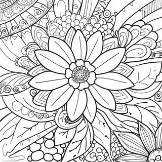 Flower Adult Coloring Page 56511-46974