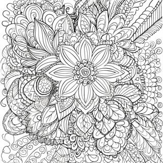 Intricate Flower Mandala Coloring Page 56512-46970