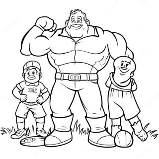 Giants Kid Coloring Page 56521-46978